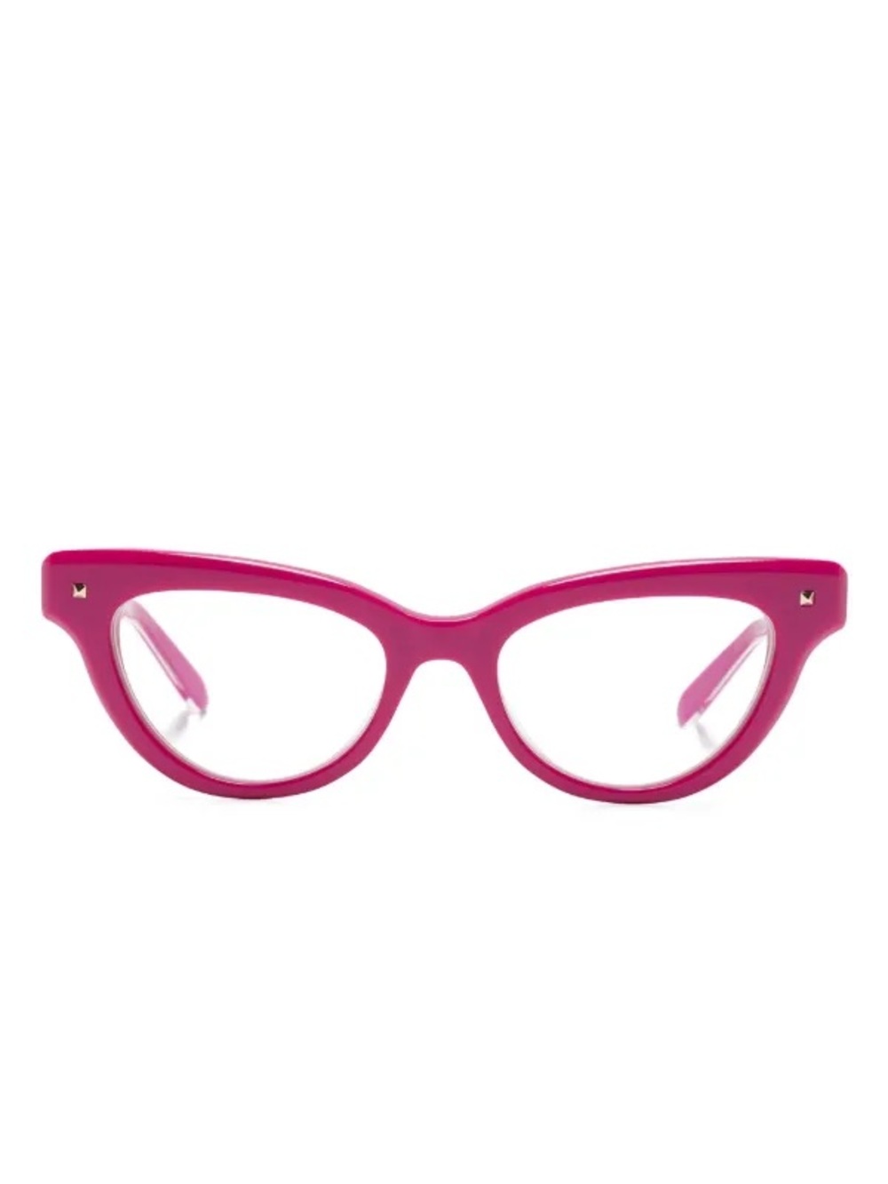 New Valentino Hot Pink Cat-Eye Women's Eyeglass Frames - Authentic - Picture 3 of 12